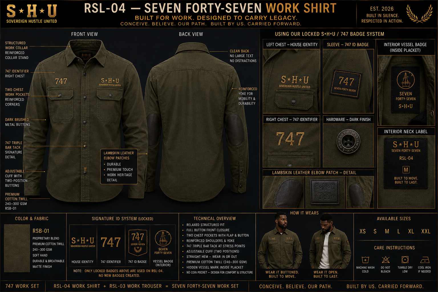 Approved 747 workwear artwork